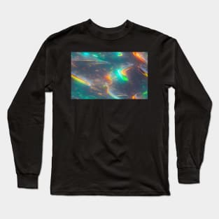 Seamless Holographic Textures Long Sleeve T-Shirt